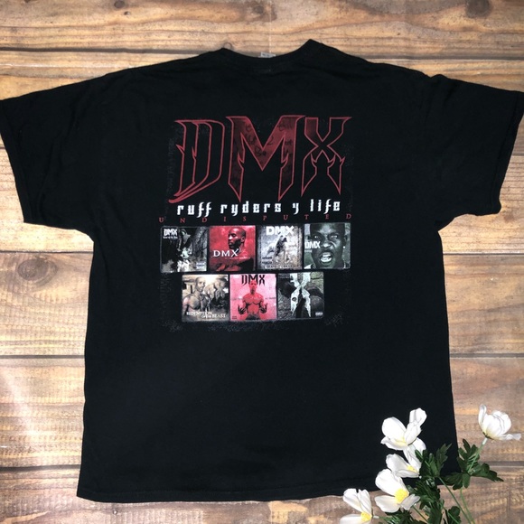 DMX Gone too soon Ruff Ryders is life 1970-2021 memorial T shirt XL - Picture 2 of 3